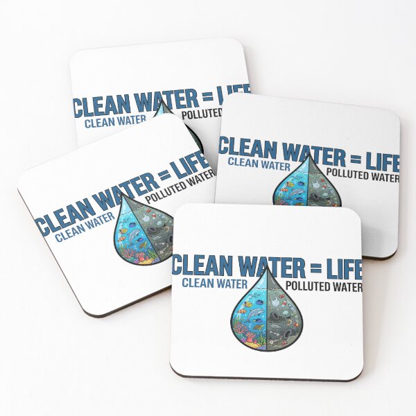 Item preview, Clean Water Means Life Marine Pollution Awareness designed and sold by Nuvoro Eco Awareness.