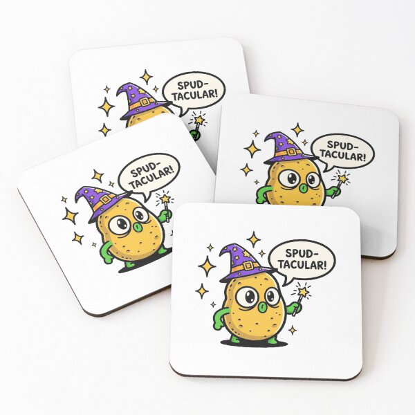 Item preview, Spud-tacular Potato Wizard - Funny Magic Potato Pun designed and sold by 1434s.