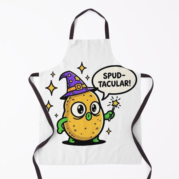 Item preview, Spud-tacular Potato Wizard - Funny Magic Potato Pun designed and sold by 1434s.