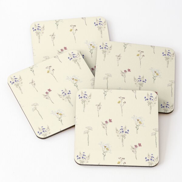 Item preview, Delicate Meadow Wildflowers on Beige designed and sold by tanjica.