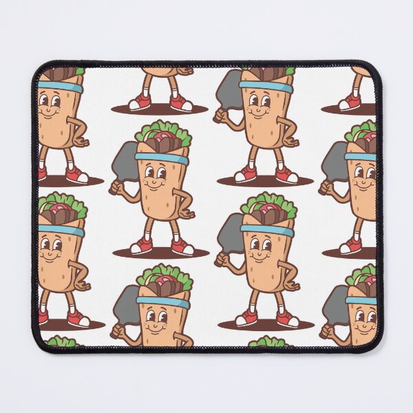 Item preview, kebab mascot pickleball designed and sold by anggapajar.