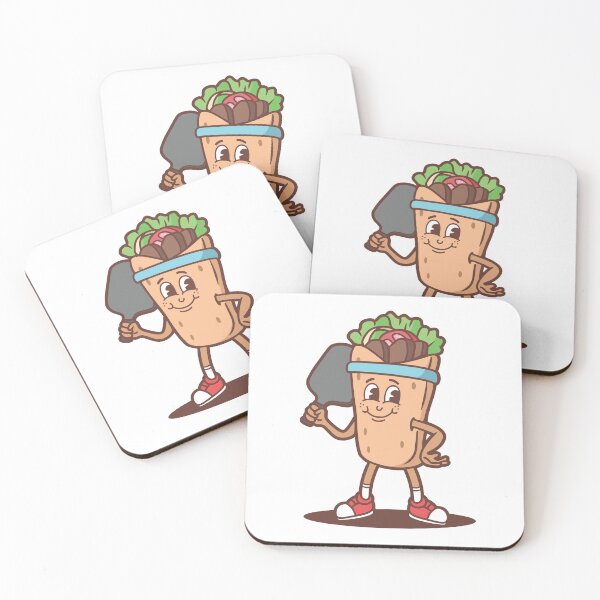 Item preview, kebab mascot pickleball designed and sold by anggapajar.
