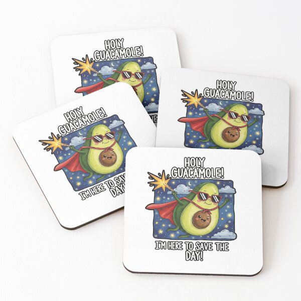 Item preview, Holy Guacamole Hero - Funny Avocado Superhero "Save The Day" designed and sold by 1434s.