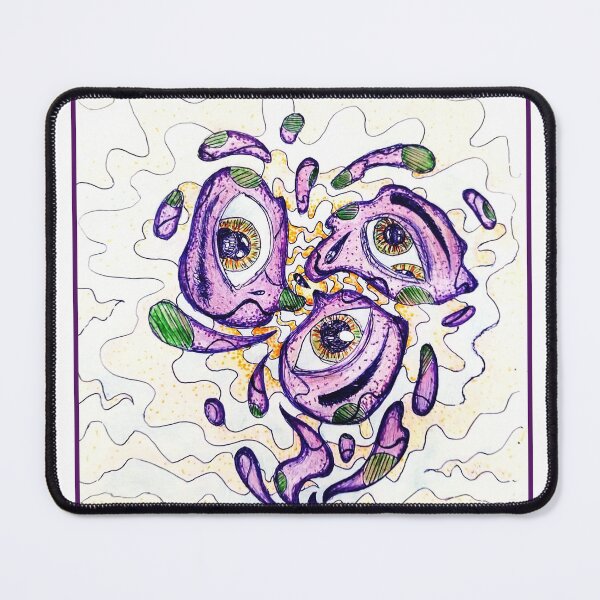 Item preview, Ethereal Harvest – Surreal Floating Eyes and Field Portal Visionary Art designed and sold by Odd shloox.