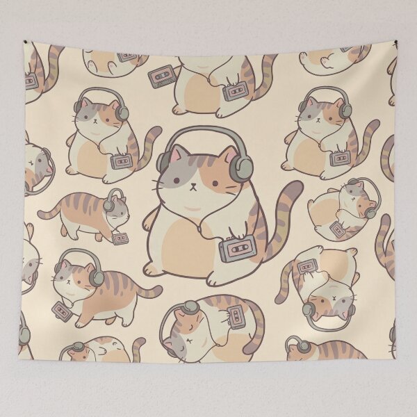 Item preview, Lo-fi Cat - Cute Chubby Kitty designed and sold by 1434s.