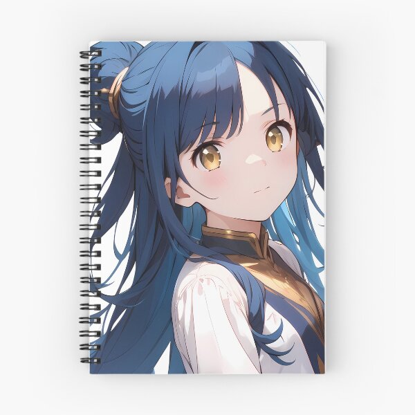 Item preview, Myne Ascendance of a Bookworm Elegant Portrait Blue Hair Glow designed and sold by riadjamai.
