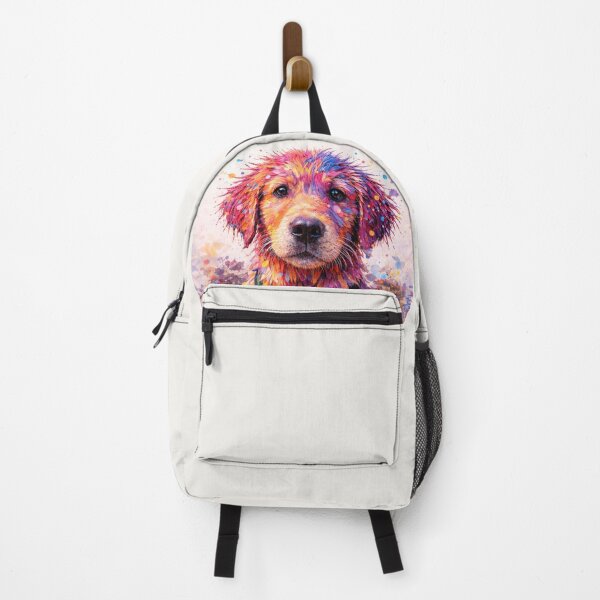 Item preview, Golden Retriever Club - Colorful Watercolor Puppy Portrait designed and sold by WitzkeCPH.