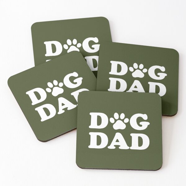 Item preview, Bold Dog Dad Typography With Paw Print Illustration designed and sold by aspanguji.