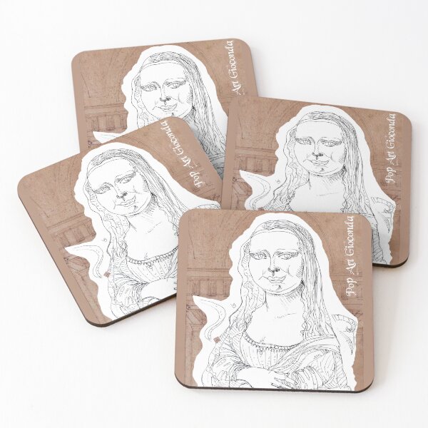 Item preview, Pop Art Gioconda - Mona Lisa (Ink drawing by ACCI) designed and sold by VanyssaGraphics.