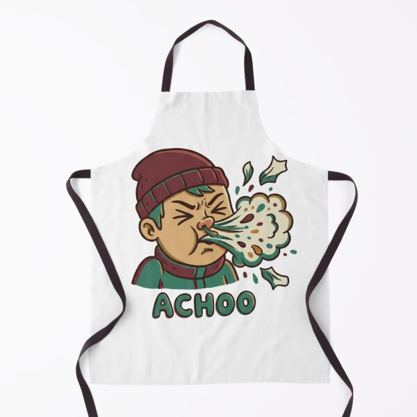 Item preview, The Big Sneeze "ACHOO" Funny Allergy & Winter Vibes Sticker designed and sold by 1434s.