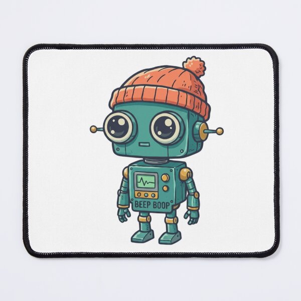 Item preview, Robot Beep Boop Retro Sci-Fi Sticker designed and sold by 1434s.