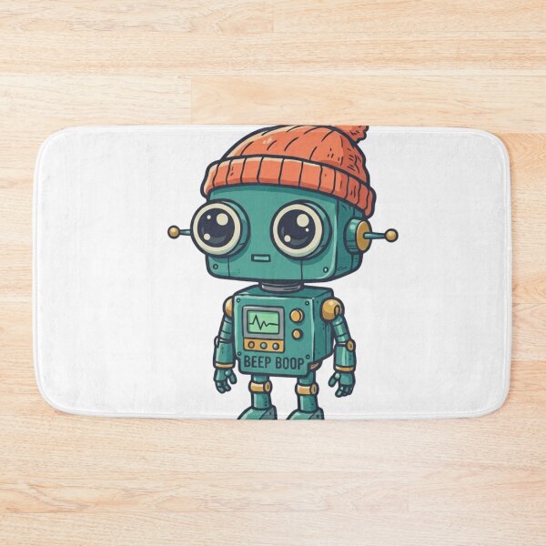 Item preview, Robot Beep Boop Retro Sci-Fi Sticker designed and sold by 1434s.