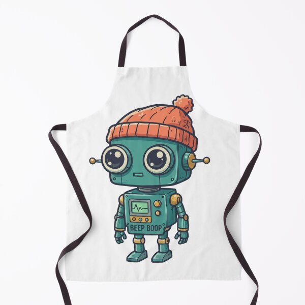 Item preview, Robot Beep Boop Retro Sci-Fi Sticker designed and sold by 1434s.