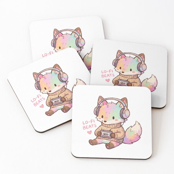 Item preview, Pastel Lo-Fi Fox - Cozy Chill Beats Aesthetic  designed and sold by 1434s.
