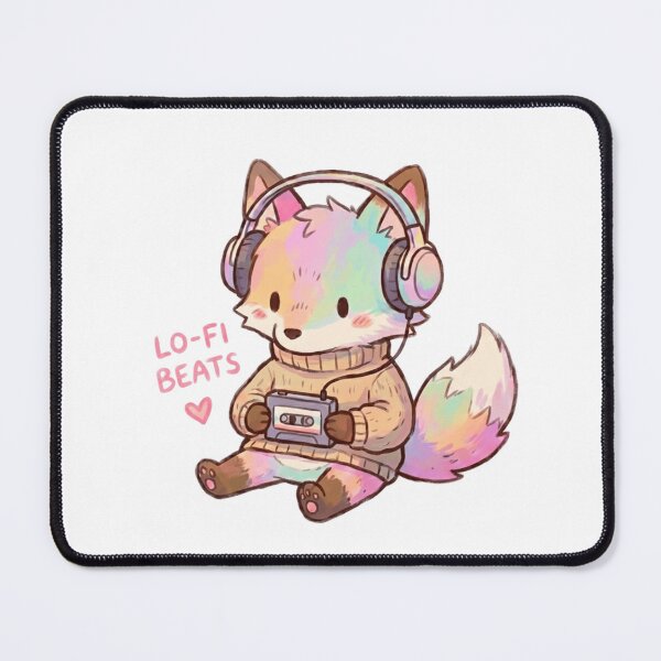 Item preview, Pastel Lo-Fi Fox - Cozy Chill Beats Aesthetic designed and sold by 1434s.