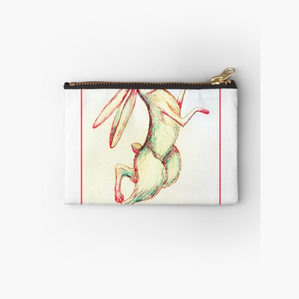 Item preview, The Lunar Leap – Surreal Hare Folk Art Illustration designed and sold by Odd shloox.