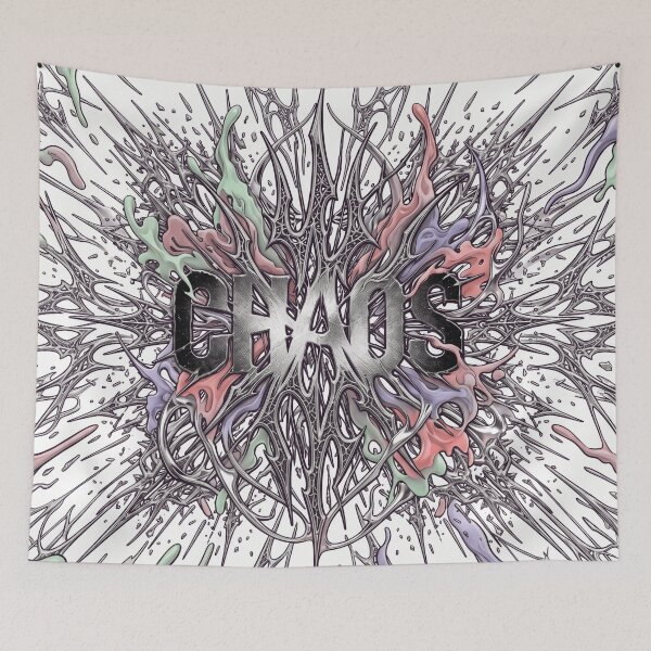 Item preview, Liquid Chrome Chaos Grunge Typography designed and sold by MarCinu Art.