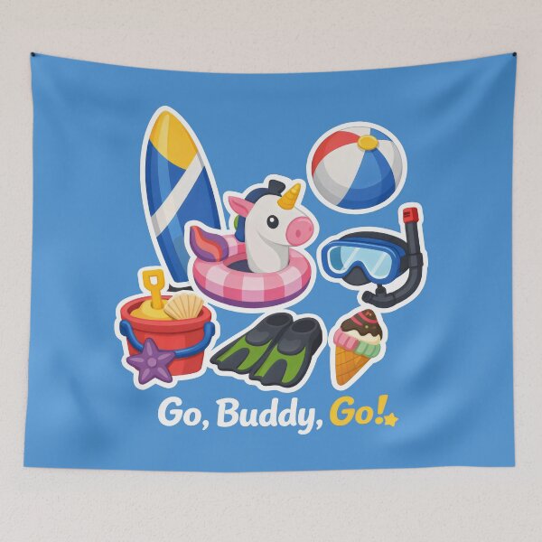 Item preview, Summer Adventure Beach Holiday Active Lifestyle designed and sold by SplashTastic.