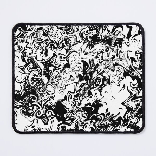Item preview, Liquid Marble Aesthetic – Black and White Abstract Swirl designed and sold by MH-Studio.