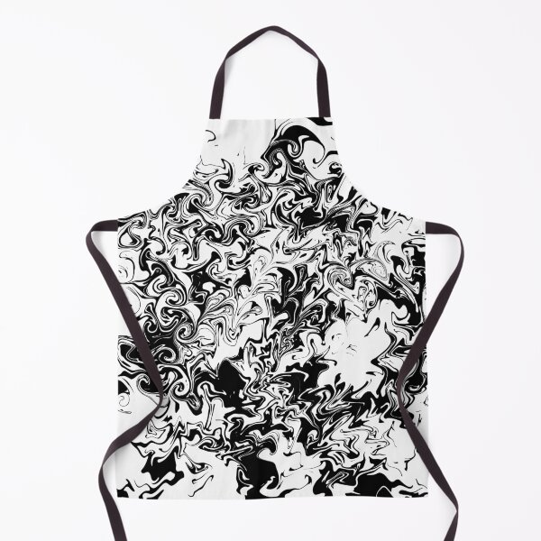 Item preview, Liquid Marble Aesthetic – Black and White Abstract Swirl designed and sold by MH-Studio.