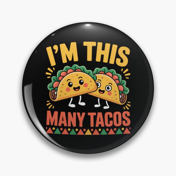 Item preview, I'm This Many Tacos Second Birthday Party Cinco De Mayo designed and sold by TyraYoung.