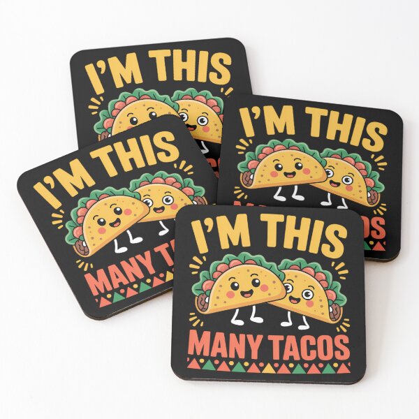 Item preview, I'm This Many Tacos Second Birthday Party Cinco De Mayo designed and sold by TyraYoung.