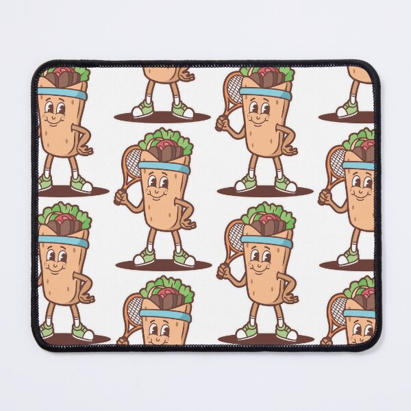 Item preview, kebab mascot tennis designed and sold by anggapajar.