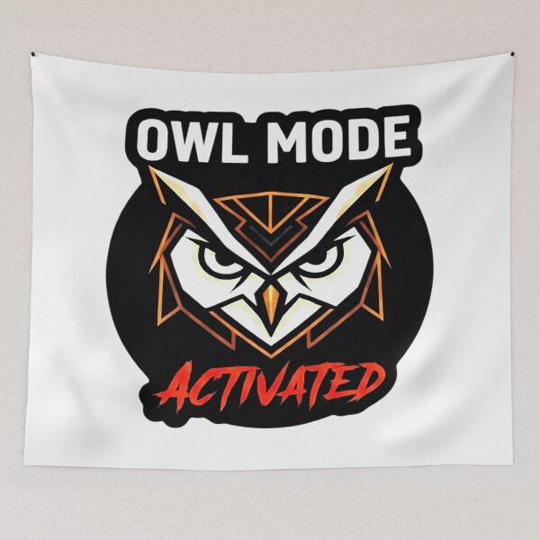 Aperçu de l'œuvre Hunter Owl Mode Activated Funny Hunting Night Owl Outdoor créée et vendue par YarsEingr.