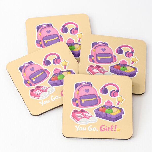 Item preview, Back to School Girl Essentials Student Lifestyle designed and sold by SplashTastic.