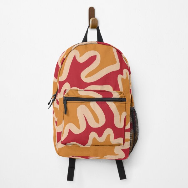 Item preview, Funky Orange Abstract Camo Pattern – Groovy Aesthetic Design designed and sold by MH-Studio.