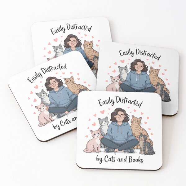 Item preview, Cat & Book designed and sold by TyraYoung.