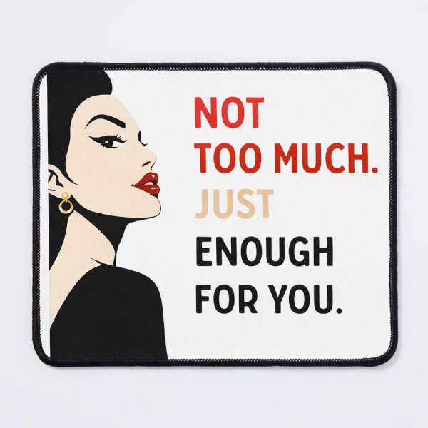 Item preview, Just Enough Attitude Statement designed and sold by the-dovlat.
