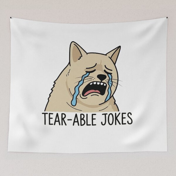 Item preview, Cat - TEAR-ABLE JOKES designed and sold by 1434s.