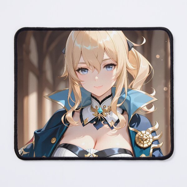 Item preview, Jean Genshin Impact Elegant Hallway Portrait Warm Light designed and sold by riadjamai.