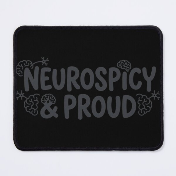 Item preview, Neurospicy & Proud – Playful Neurodiversity Pride Graphic designed and sold by Vyxorea.