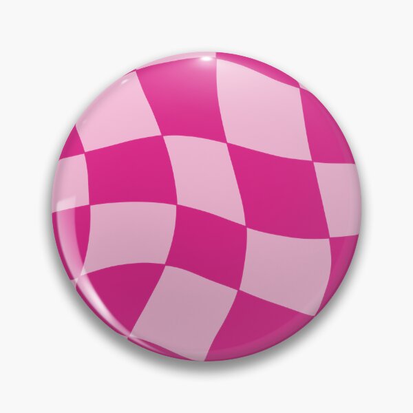 Item preview, Wavy Checkerboard Pattern – Pastel Pink Trippy Aesthetic designed and sold by MH-Studio.