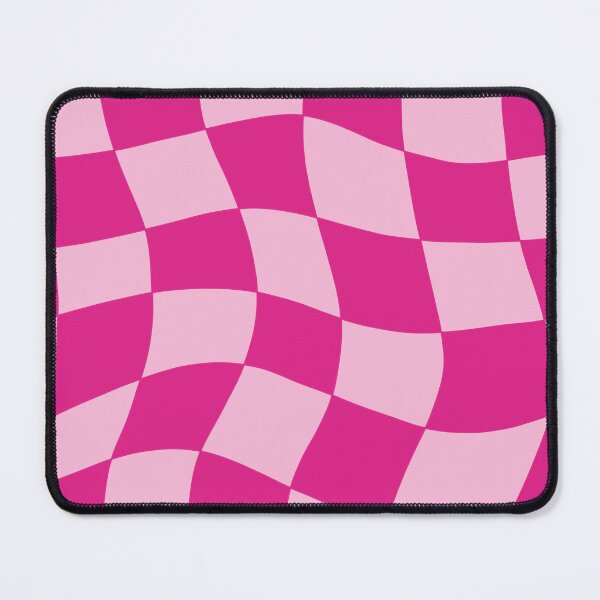 Item preview, Wavy Checkerboard Pattern – Pastel Pink Trippy Aesthetic designed and sold by MH-Studio.