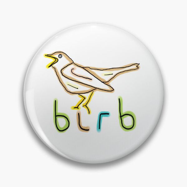 Item preview, Funny Bird (Birb) Drawing designed and sold by Mark-Ewbie.