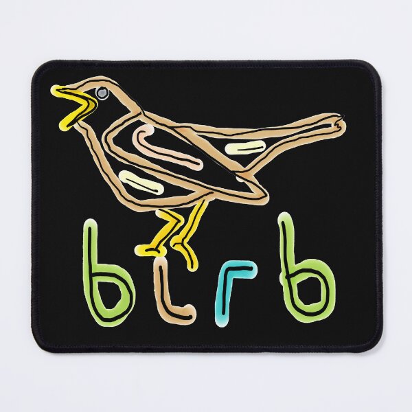 Item preview, Funny Bird (Birb) Drawing designed and sold by Mark-Ewbie.