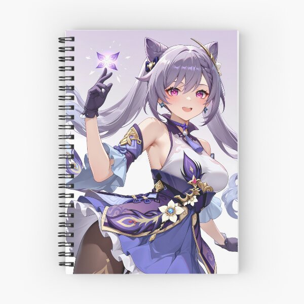 Item preview, Keqing Genshin Impact Magic Butterfly Spark Moment designed and sold by riadjamai.