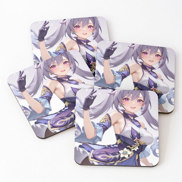 Item preview, Keqing Genshin Impact Magic Butterfly Spark Moment designed and sold by riadjamai.