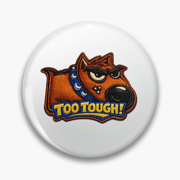 Item preview, Too Tough Angry Dog Cartoon designed and sold by Mastermind-Art.