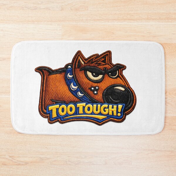 Item preview, Too Tough Angry Dog Cartoon designed and sold by Mastermind-Art.