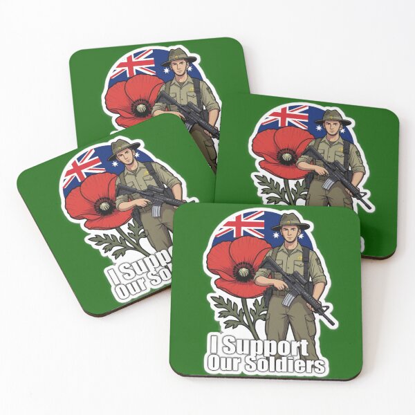 Item preview, I Support Our Soldiers designed and sold by Kirrindy Designs.
