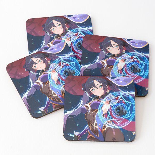 Item preview, Mona Genshin Impact Arcane Magic Circle Astrologer Water Spellcast designed and sold by riadjamai.