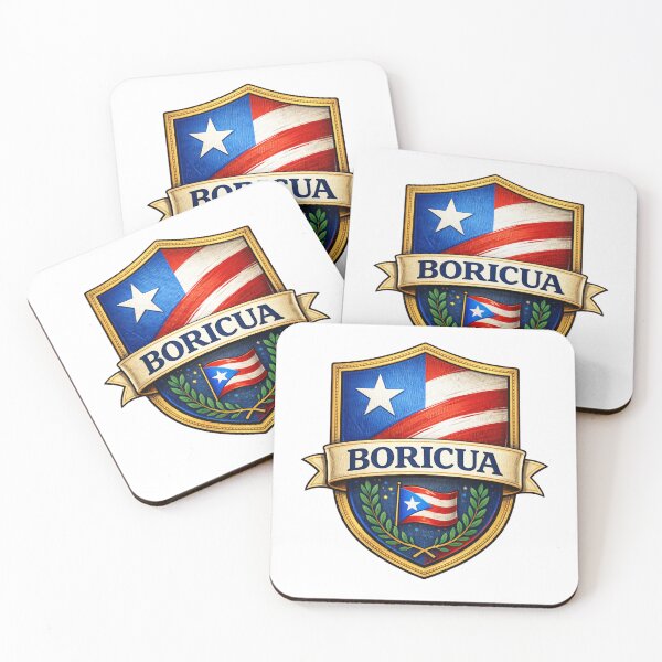 Item preview, Boricua Pride - Puerto Rico National Flag Crest designed and sold by Suzy Perez Art.