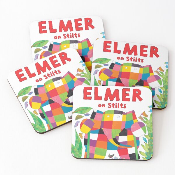 Item preview, Elmer on Stilts designed and sold by HappyToons Shop.