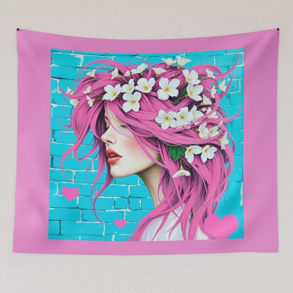 Item preview, Blue Brick Wall designed and sold by Raine2Shine.