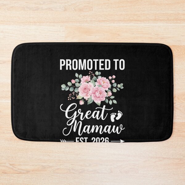 Item preview, Promoted To Great Mamaw Est. 2026 Expecting Great Grandmother Announcement designed and sold by SofenArt.