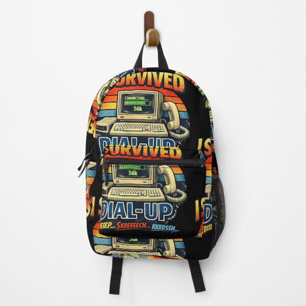 Item preview, I Survived Dial Up Internet 56K Retro Computer Internet designed and sold by b3ida-zl.